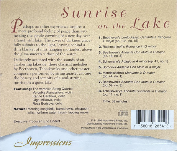 Sunrise on the Lake - Veronika String Quartet