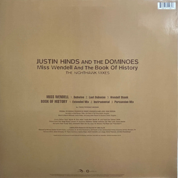 Miss Wendell And The Book Of History: The Nighthaw - Hinds, Justin And The Dominoes