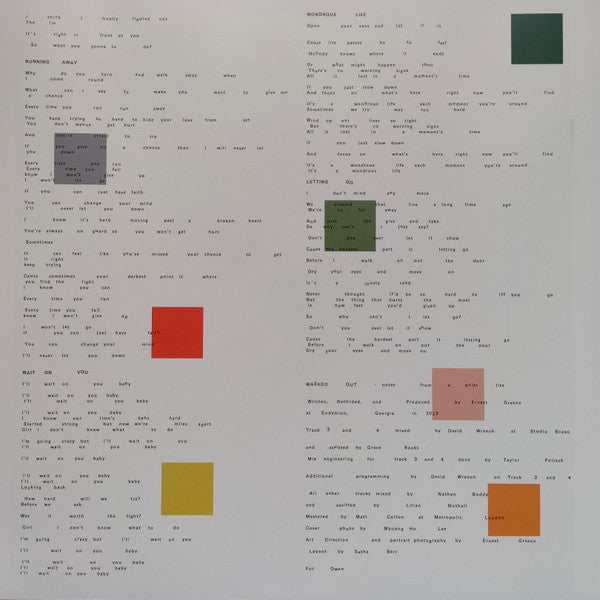 Notes From a Quiet Life - Washed Out