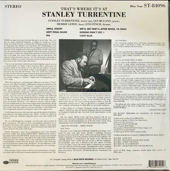 That's Where It's At - Turrentine, Stanley