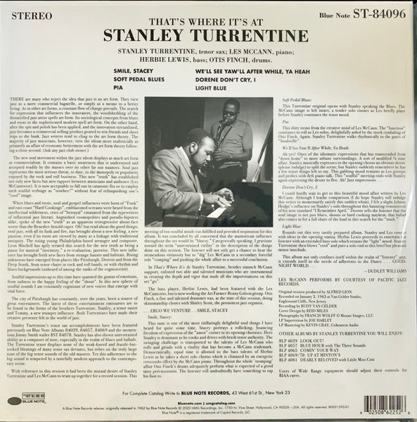 That's Where It's At - Turrentine, Stanley