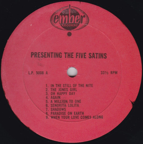 Ember Records Present The Five Satins Greatest Hit - Five Satins, The