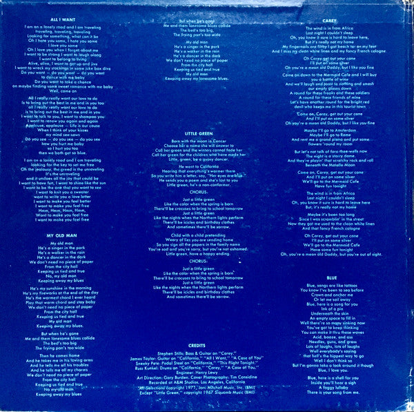 Blue - Mitchell, Joni