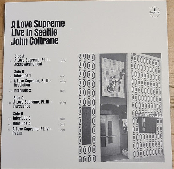 A Love Supreme: Live In Seattle - Coltrane, John