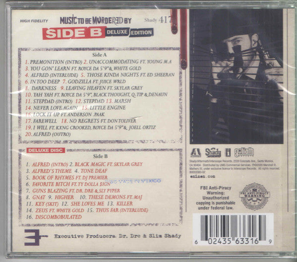 Music To Be Murdered By - Side B (Deluxe Edition)  - Eminem