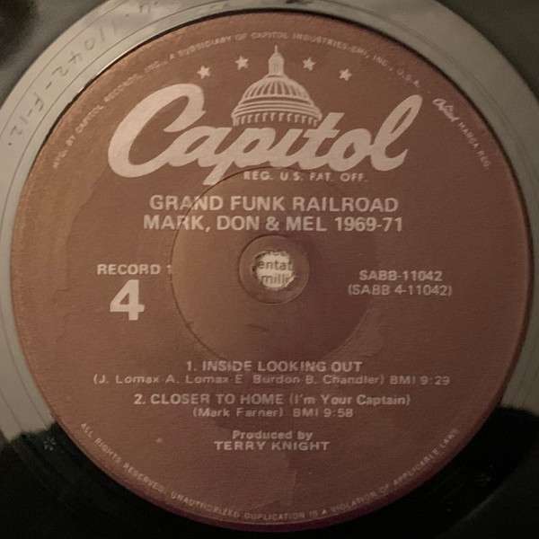 Mark, Don & Mel 1969-71 - Grand Funk Railroad
