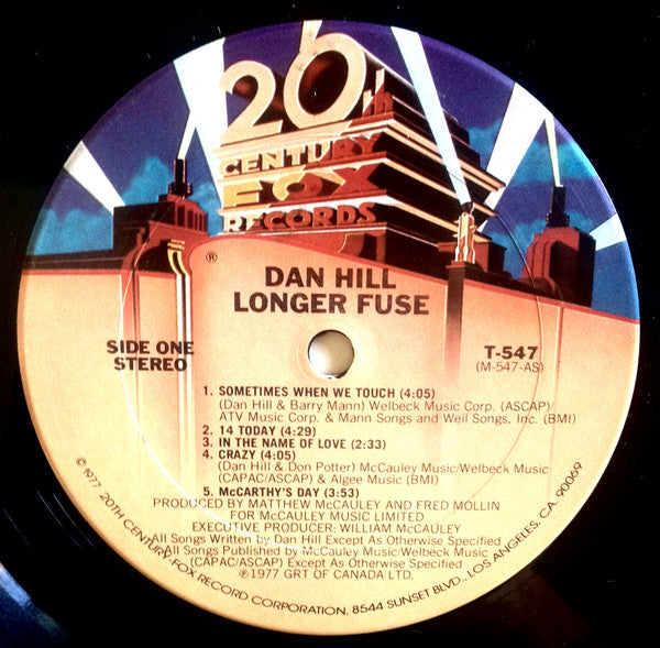 Longer Fuse - Hill, Dan