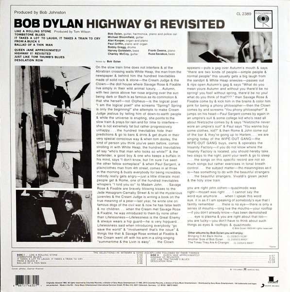 Highway 61 Revisited - Dylan, Bob