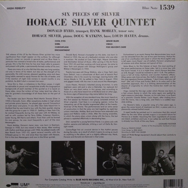 6 Pieces Of Silver - Silver, Horace