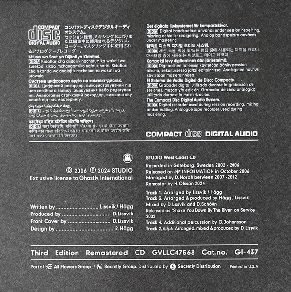 West Coast - Studio