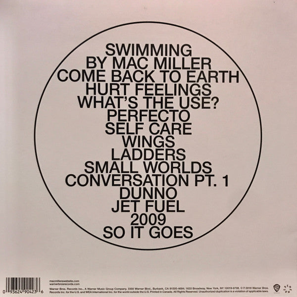 Swimming - Miller, Mac