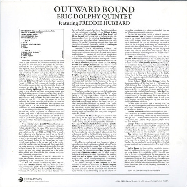 Outward Bound - Dolphy, Eric