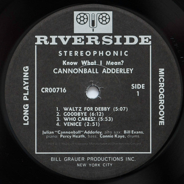 Know What I Mean? - Adderley, Cannonball / Bill Evans