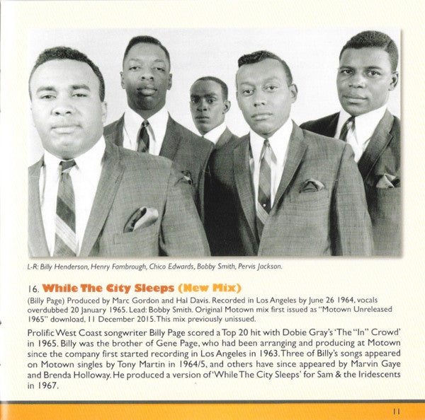While The City Sleeps: Their Second Motown Album - Spinners