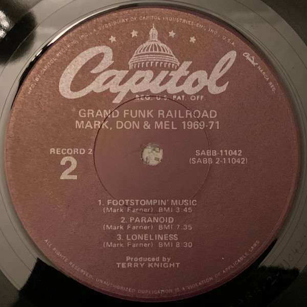 Mark, Don & Mel 1969-71 - Grand Funk Railroad