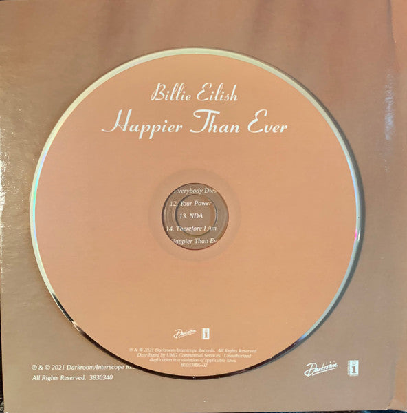 Happier Than Ever - Eilish, Billie