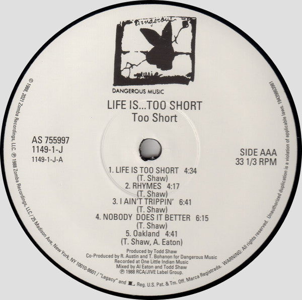 Life Is ... Too $hort - Too Short