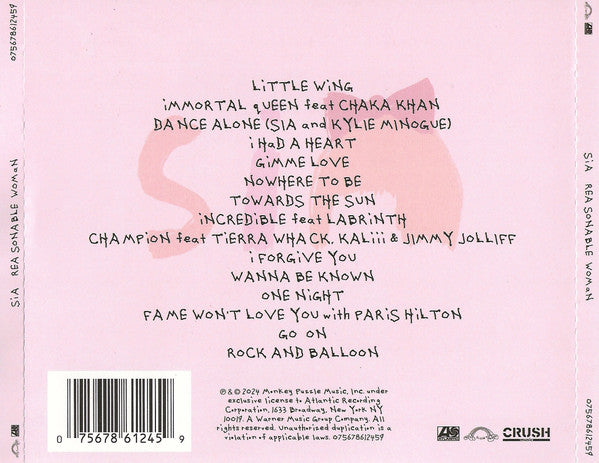 Reasonable Woman - Sia