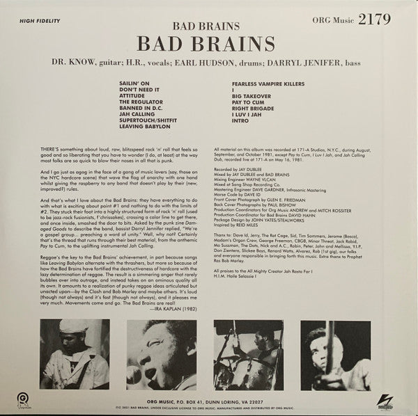 Bad Brains - Punk Note Edition - Bad Brains