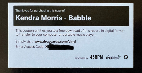 Babble - Morris, Kendra
