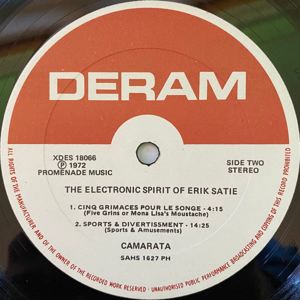 The Electronic Spirit Of Erik Satie Featuring The  - Camarata Contemporary Chamber Group