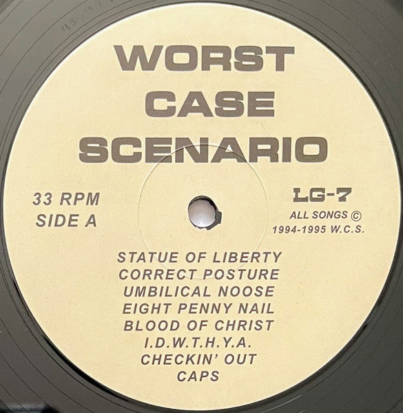 Studies In Pessimism - Worst Case Scenario