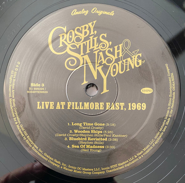 Live At Fillmore East, 1969 - Crosby Stills Nash & Young