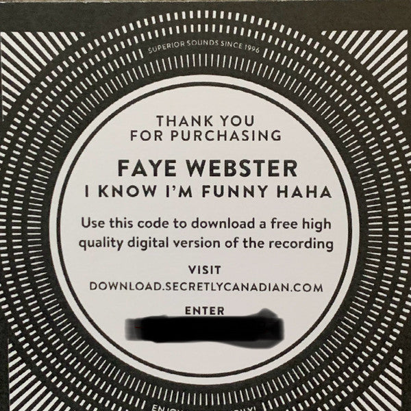 I Know I'm Funny Haha - Faye Webster [LP]