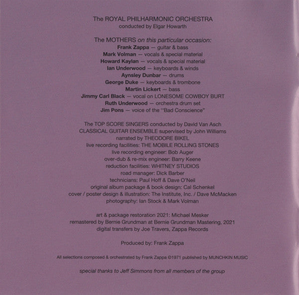 200 Motels (Original Motion Picture Soundtrack) - Zappa, Frank