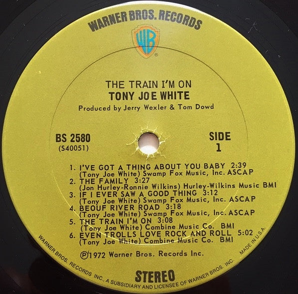 The Train I'm On - White, Tony Joe