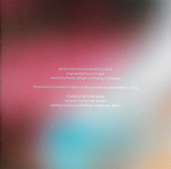 Cornucopia: Live - Bjork