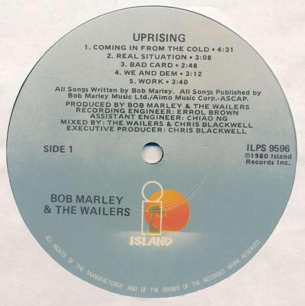 Uprising - Marley, Bob & The Wailers