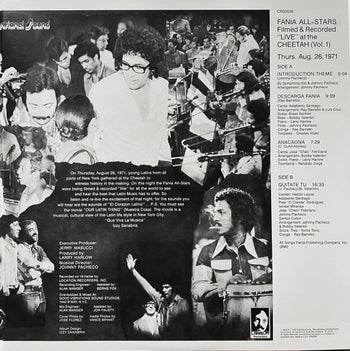 Live At The Cheetah (Vol. 1) - Fania All Stars