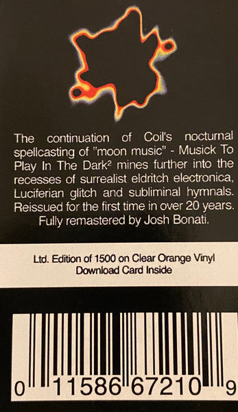 Musick To Play In The Dark2 - Coil