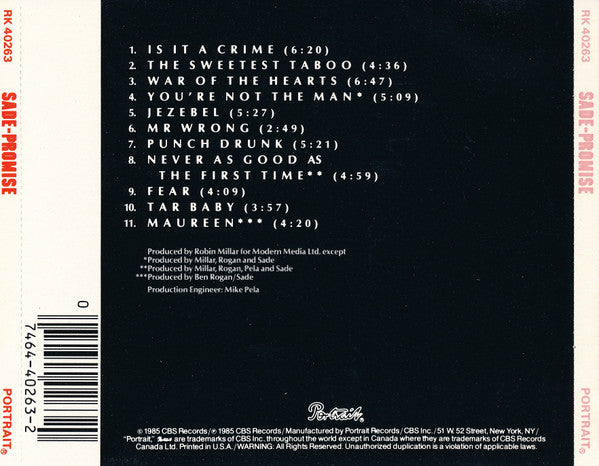 Promise - Sade