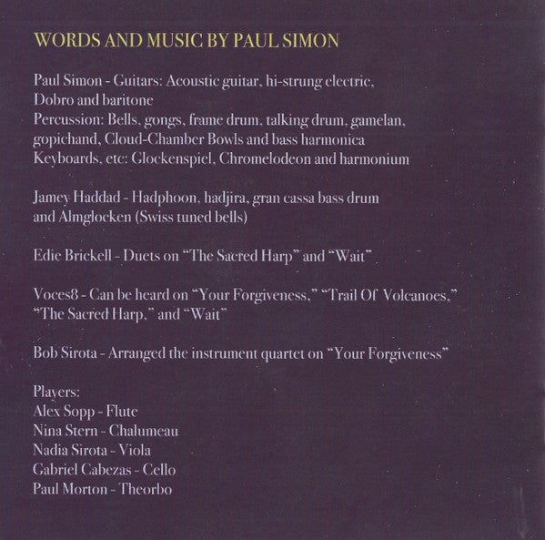 Seven Psalms - Simon, Paul