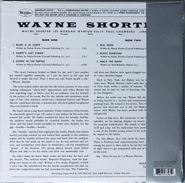 Introducing Wayne Shorter - Shorter, Wayne