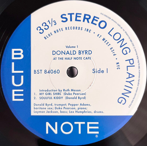 At The Half Note Cafe, Vol. 1 - Byrd, Donald