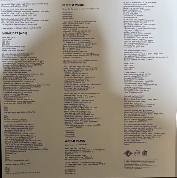 Ghetto Music: The Blueprint Of Hip Hop - Boogie Down Productions