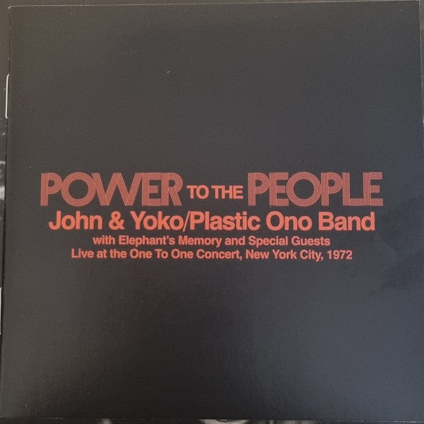 Power To The People: Live at the One To One - Lennon, John / Platic Ono Band
