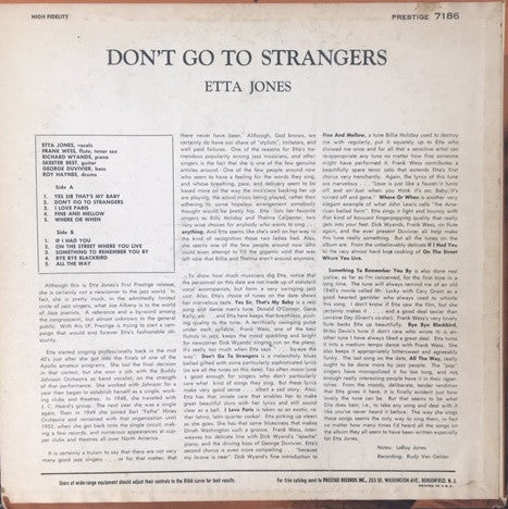 Don't Go To Strangers - Jones, Etta