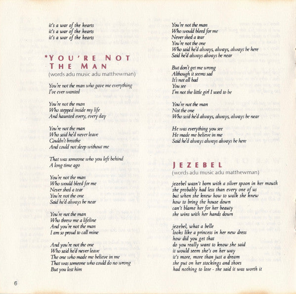 Promise - Sade