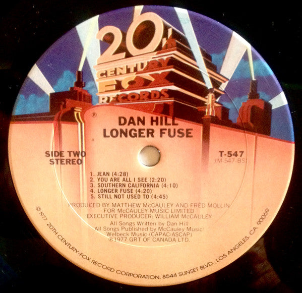 Longer Fuse - Hill, Dan