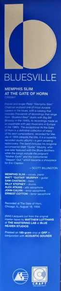 At The Gate Of Horn (Bluesville Acoustic Sounds Se - Memphis Slim
