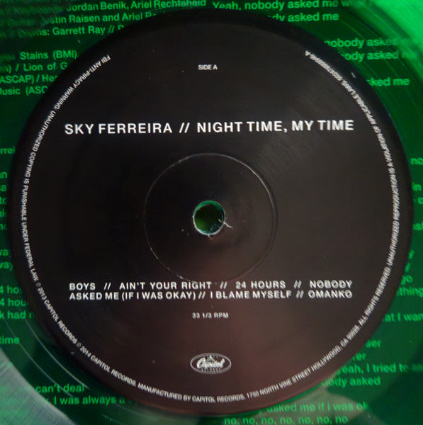 Night Time, My Time - Ferreira, Sky