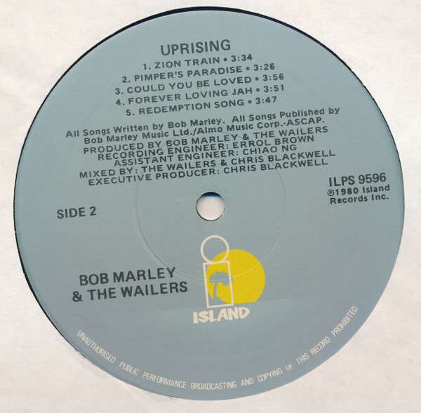 Uprising - Marley, Bob & The Wailers