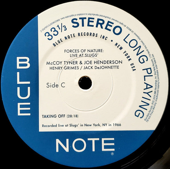 Forces Of Nature: Live At Slugs' - Tyner, McCoy / Henderson, Joe