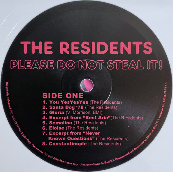Please Do Not Steal It! - Residents, The
