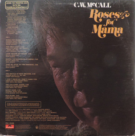 Roses For Mama - McCall, C.W.