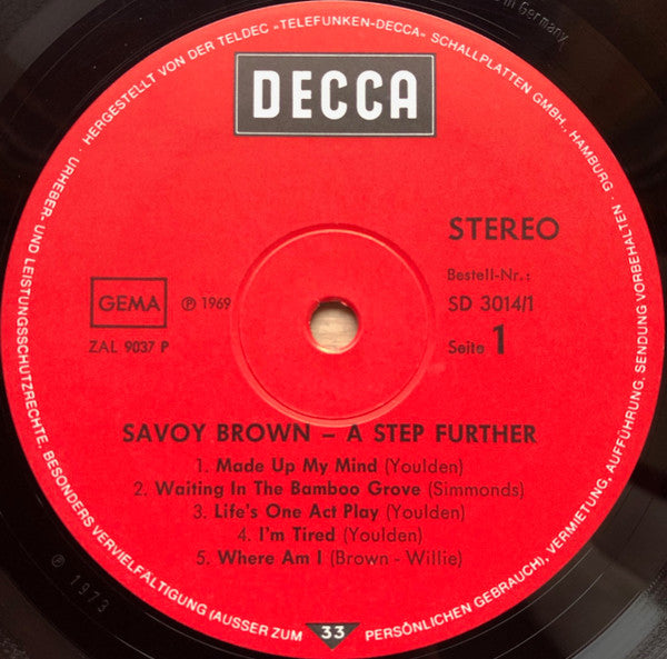 A Step Further / Blue Matter - Savoy Brown